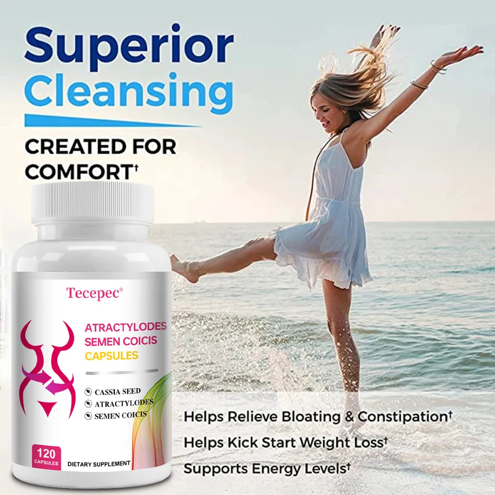 Natural Herbal Supplement Capsules – with Total Anthraquinone, Supports Digestive Wellness & Daily Metabolism, Herbal Formula