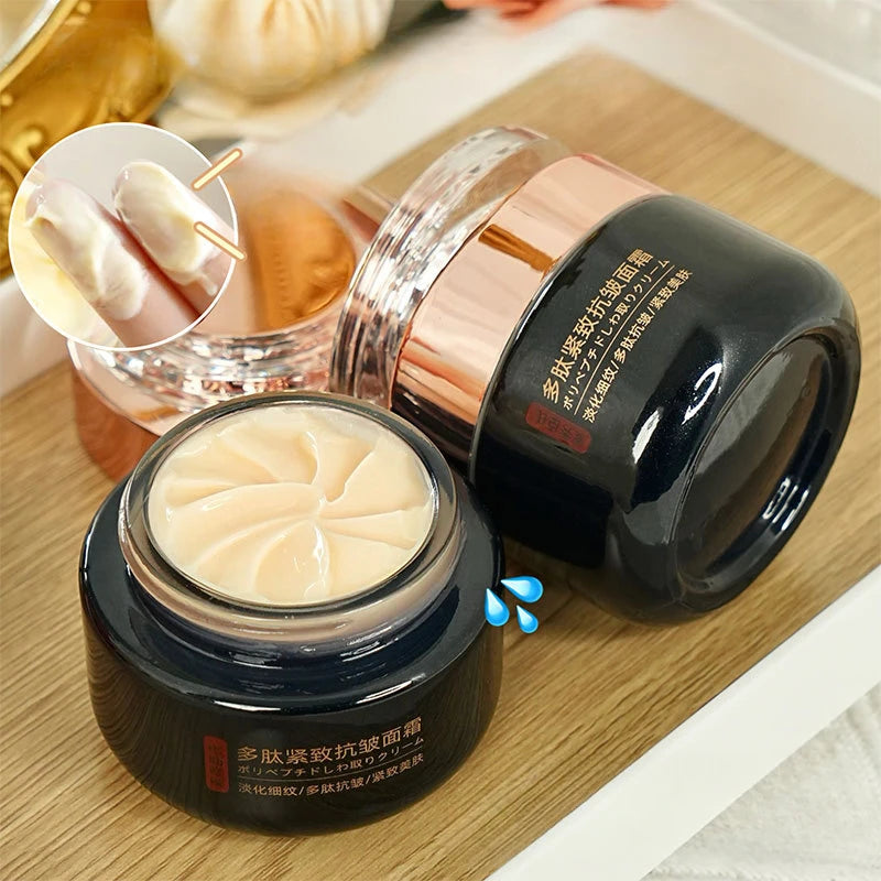 Polypeptide Anti-Wrinkle Firming Face Cream Deep Hydration Brighten Dull Skin  Minimize Fine Lines Moisturizing Day Night Cream