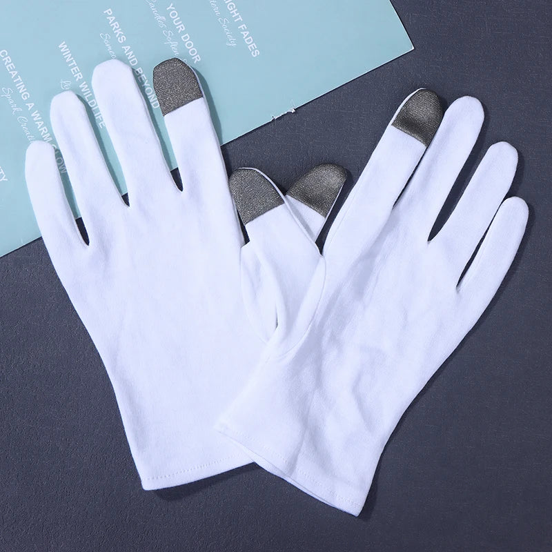Soft Cotton Moisturizing Gloves For Dry Cracked Hands Bedtime Spa  Lotion Locking Exfoliating