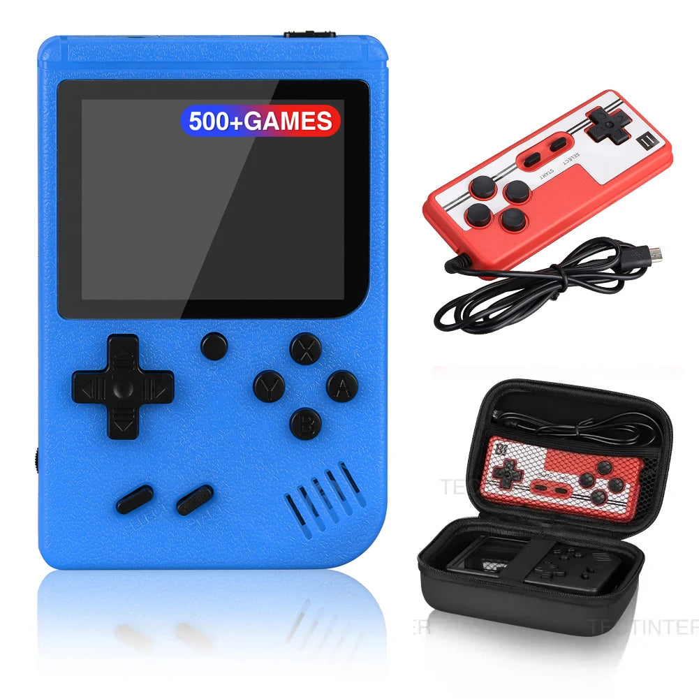 8 Bit Portable Retro Mini Handheld Game Player 2.4 Inch LCD Screen Video Game Console Built-in 500 Games Gameboy Accessories
