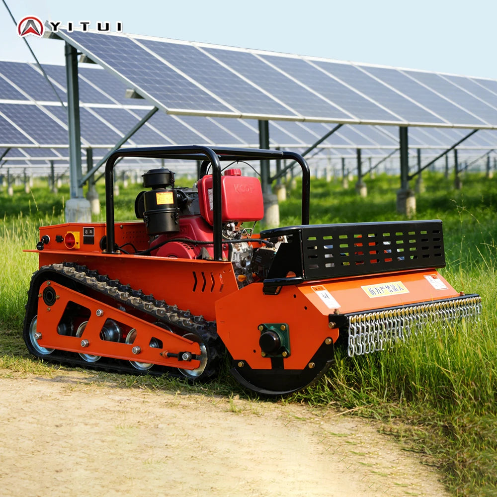 Rc Remote Control Lawn Mower Robot Grass Cutter For Yard Slope Orchard Farm Lawn Cutting Maintenance Customized