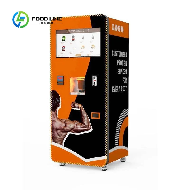 Protein Shakes Vending Machine Self Service Hot Cold Coffee Energy Drink Cooling System For Gym Sports Center