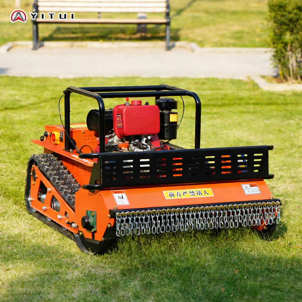 Rc Remote Control Lawn Mower Robot Grass Cutter For Yard Slope Orchard Farm Lawn Cutting Maintenance Customized