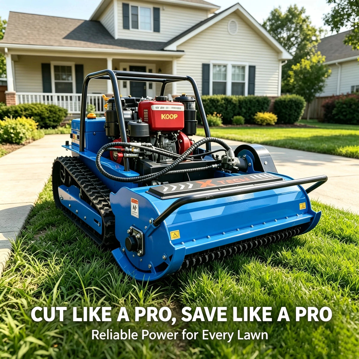 Rc Remote Control Lawn Mower Robot Grass Cutter For Yard Slope Orchard Farm Lawn Cutting Maintenance Customized
