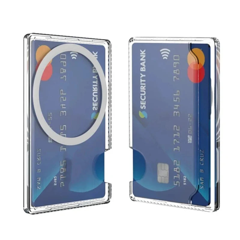 Magnetic Wallet Magnetic Phone Case Strong Adsorption Storage Box Portable Card Slots Cover For Magsafe Card Holder For iPhone