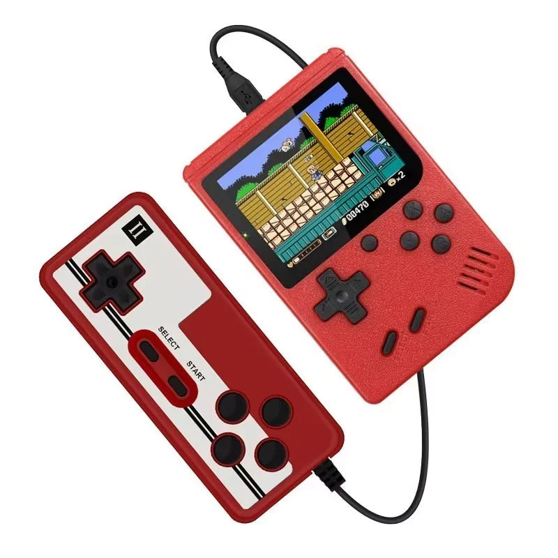 8 Bit Portable Retro Mini Handheld Game Player 2.4 Inch LCD Screen Video Game Console Built-in 500 Games Gameboy Accessories