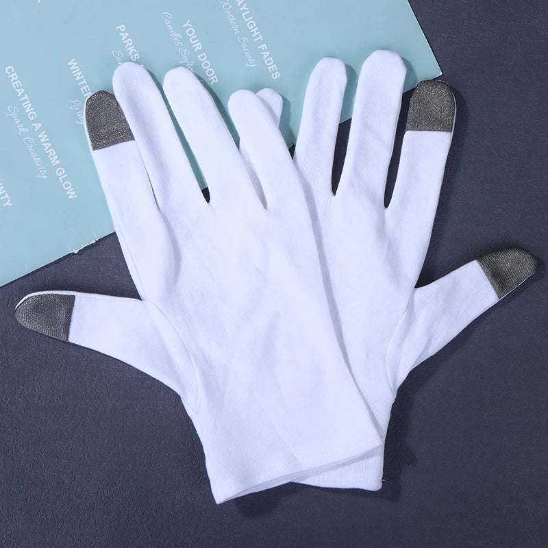 Soft Cotton Moisturizing Gloves For Dry Cracked Hands Bedtime Spa  Lotion Locking Exfoliating