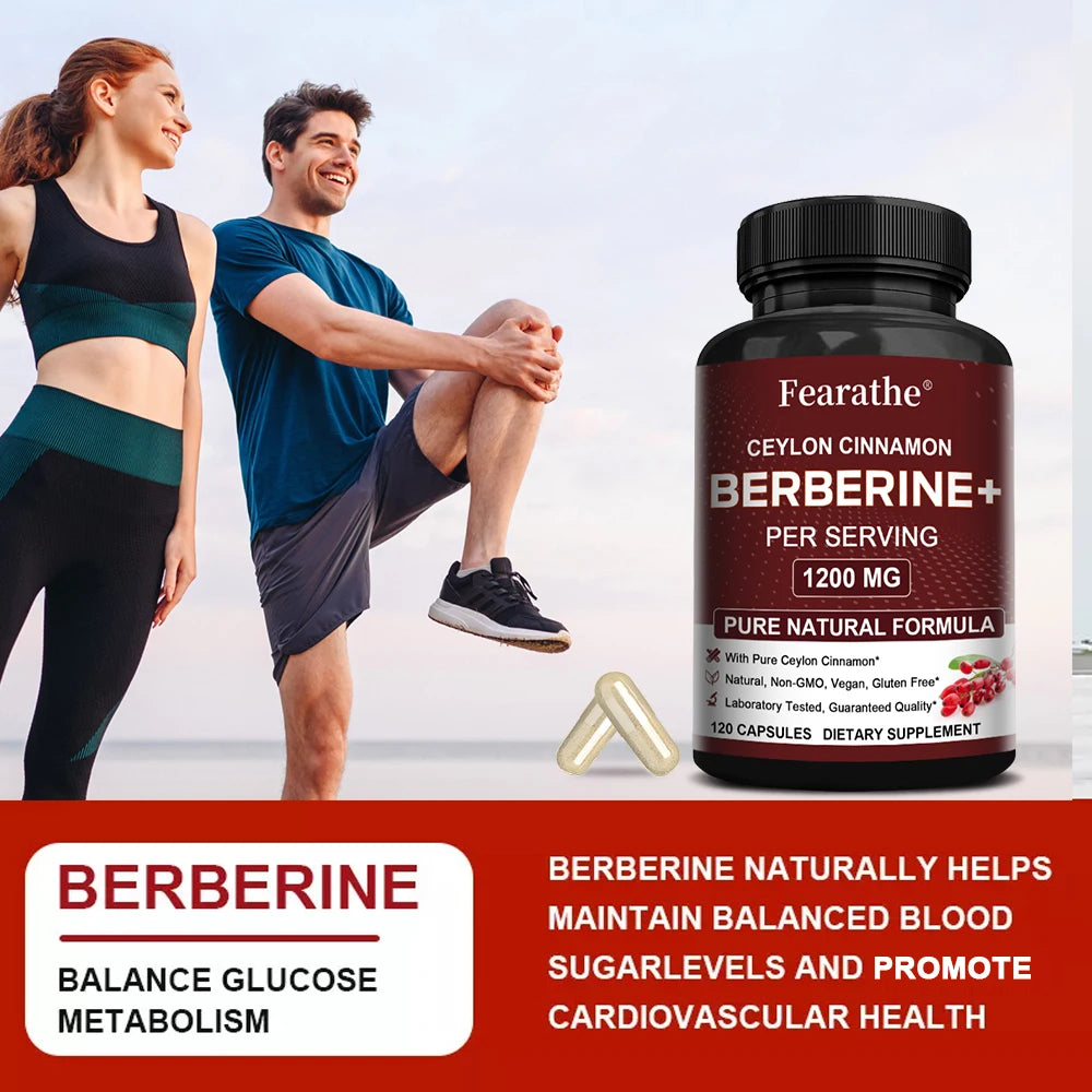 Ceylon Cinnamon-with Berberine, Supports Healthy Circulation, for Heart, Joint & Brain Health, Boosts Immunity, Improves Energy
