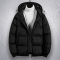 Men's Winter Coat Casual Sport Jacket Cotton Thickened Hooded Jacket Casual Sport Loose Solid Hooded Autumn Winter Warm Jackets