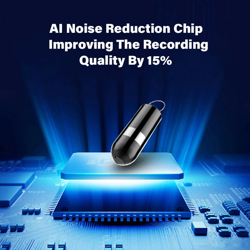 Voice Activated Recorder Digital Recording Listening Device Sound Professional Dictaphone Audio Micro Small Player