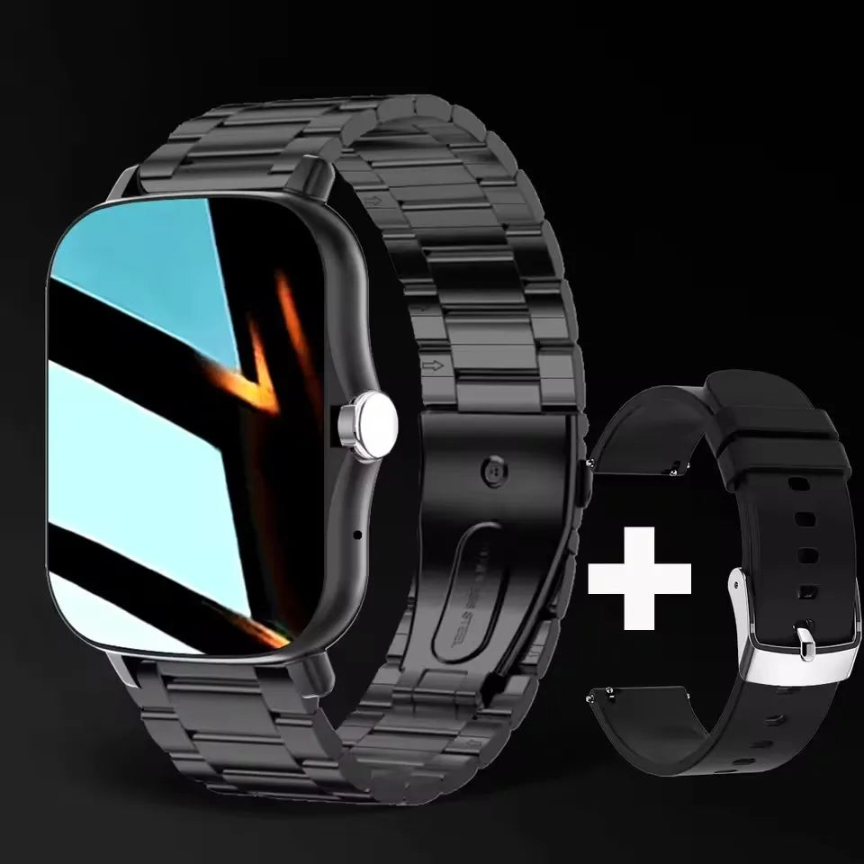 Smart Watch Android IOS Phone 1.83 Inch Color Screen Bluetooth Answer Call Fitness Watches Tracker Smartwatch Women Men New Ht30