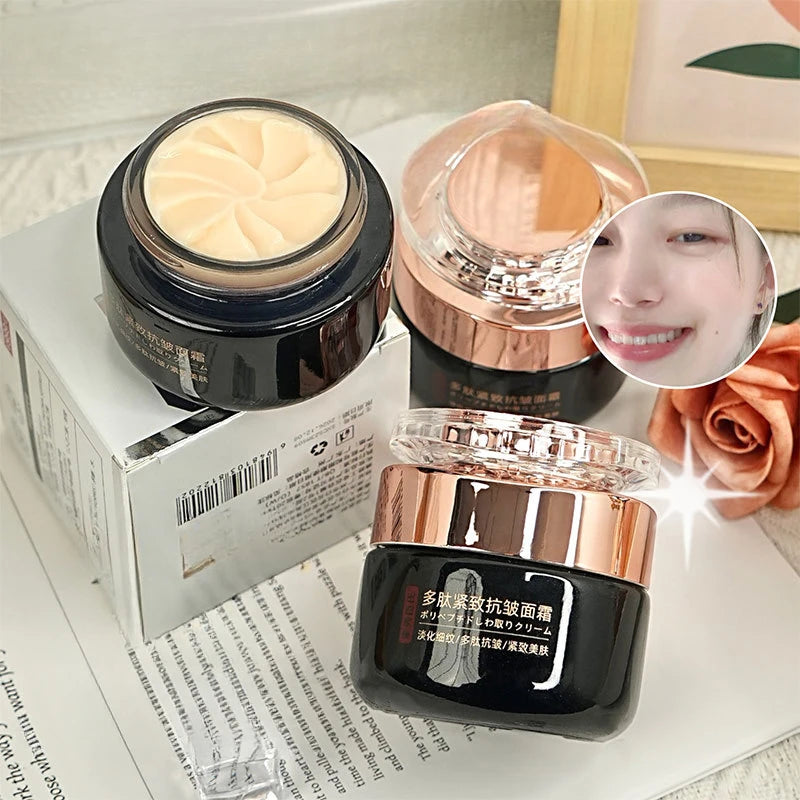 Polypeptide Anti-Wrinkle Firming Face Cream Deep Hydration Brighten Dull Skin  Minimize Fine Lines Moisturizing Day Night Cream