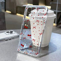 Transparent Flower Phone Case For iPhone 11 Case for iPhone 13 15 14 12 16 Pro Max XR XS X 7 8 SE Aesthetic Floral Cover Funda