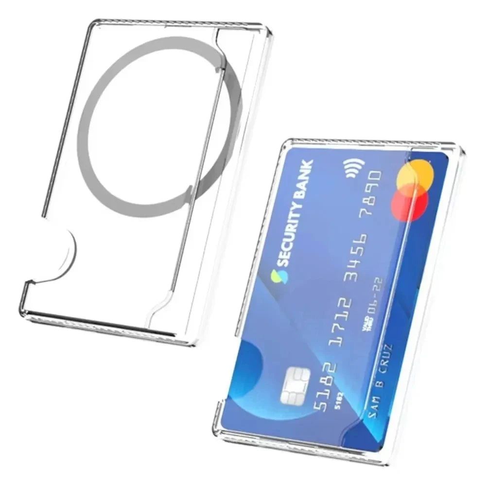 Magnetic Wallet Magnetic Phone Case Strong Adsorption Storage Box Portable Card Slots Cover For Magsafe Card Holder For iPhone