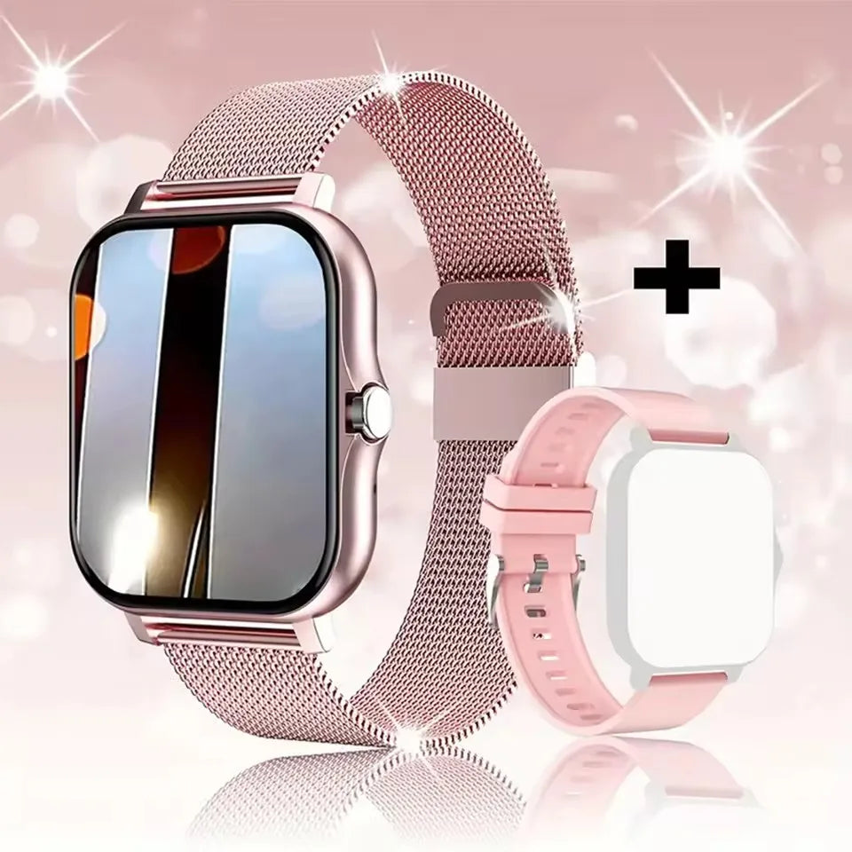 Smart Watch Android IOS Phone 1.83 Inch Color Screen Bluetooth Answer Call Fitness Watches Tracker Smartwatch Women Men New Ht30