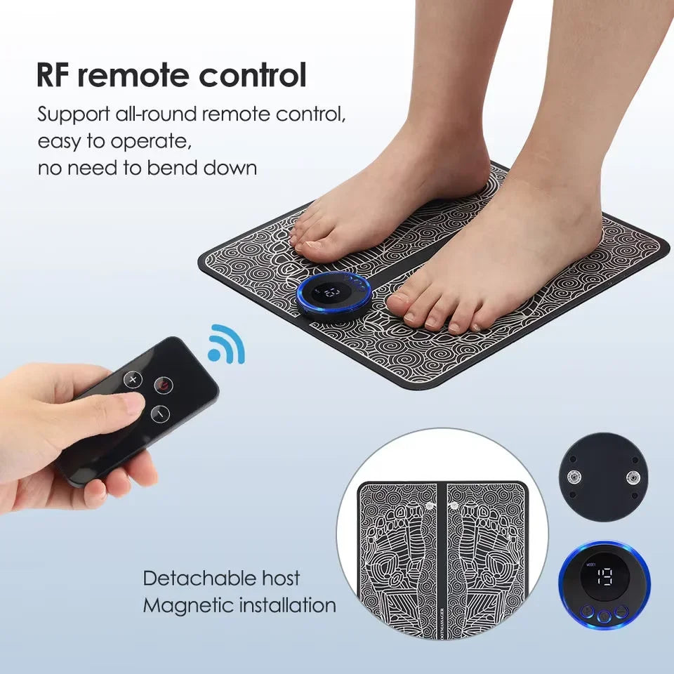 Electric Foot Massager Pad Muscle Massage Relaxation Trainer For Massage Fitness Outdoor Sport Home Family Relax